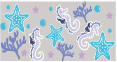 Seahorse / Blue Starfish