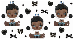 Brown Baby Dolls / Black Hearts & Bows