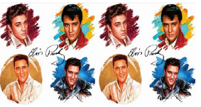 Elvis Presley / Colorful Portraits