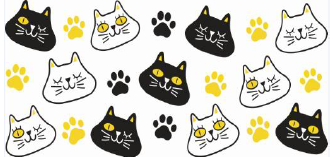 Cats / Yellow & Black Paws