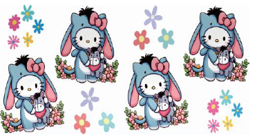 Hello Kitty / Eeyore Costume